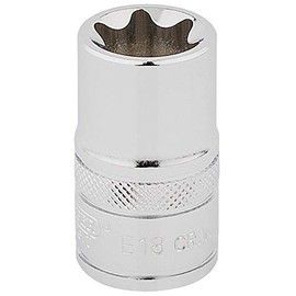 Draper 34340 TX-Star 1/2 Inch Square Drive E18 Socket