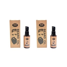 Professional Beard Oil 50ml, Light & Non-Greasy, Dry Conditions, For Brittle Beard Hairs & Nourishes Skin, Almond & Argan Oil- For Men, Pack of 2