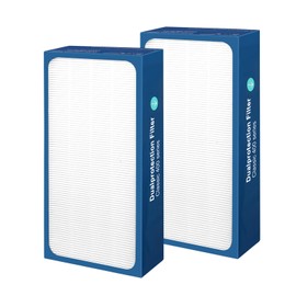 2Pack Classic 400 Series Replacement Filter,Compatible with Blueair 400 Series Air Purifier Filter,2-in-1Pre-Filter H13 Ture HEPA Filter,Part #480i,402,403,405,410,450E Replacement Filter (400 2 Blue)