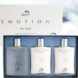 Emotion 남자화장품 스킨1+로션2 꽃을든남자 세트 이모션 Men's Skincare Set Flower Man Emotion (Skin 1+Lotion 2)