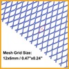 Partuto Car Grille Mesh Sheet 40x13Inch Grille Net 12x6mm Diamond