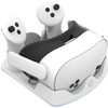 VR充電スタンド｜RGBライト搭載 タッチ操作｜一括充電・収納 保護機能付き｜省スペース設計