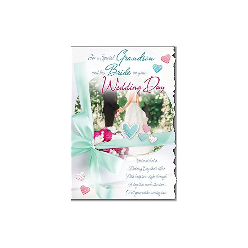For A special Grandson and his Bride on Your wedding