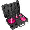 4-Piece Plastic Pipe Reamer Tool Kit for PVC, CPVC, and