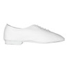 Starlite Basic White Jazz Shoes, Full Rubber Sole 5.5 UK