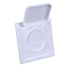 Dual Door Dryer Vent Cover, No Lint Collecting Screen Dryer Vent, Easy Installation, Exterior Wall Vent Hood Outlet Airflow Vent Dryer, Dryer Vent Cover Outdoor for 4.1 Inch Pipes