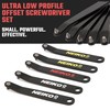NEIKO 01322A Ultra Low Profile Offset Screwdriver & Torx Set,