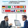 Language Translator Earbuds Support 150 Languages,Translation Music and Calling 3-in-1,Translator