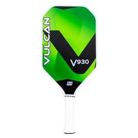 Vulcan | V900 Pickleball Paddle Series | Hybrid Performance | Polypropylene Core - Quatro-Carbon Fiber Surface | USAP Approved | Emerald