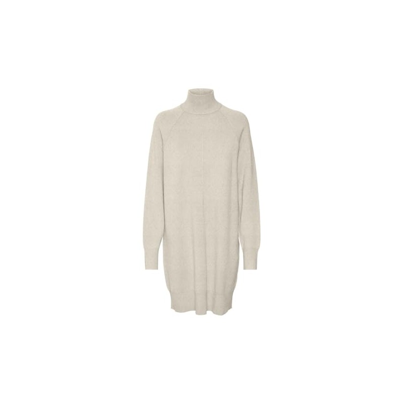 VERO MODA Female Knitted Dress VMGOLD Short Dress, Birch