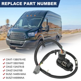 DICMIC Trailer Hitch Tow Wiring Connector Harness Kit Compatible with 2015-2019 Ford Transit-150, Transit-250, Transit-350, Transit-350 HD Vans Replace# CK4T-13B576-KE, CK4Z-13A576-B, 9U5Z-14489-MAA
