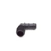 S&M 543890 16mm x 1/2" Drip Irrigation Elbow - Black