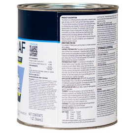 TotalBoat Alumipaint AF Copper Free Aluminum and Pontoon Boat Bottom Paint (Black, Quart), 1 Quarts (Pack of 1) | TotalBoat