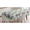 ABAKUHAUS Cactus Tablecloth, Mexican Plant Cactus, Dining Room Kitchen Rectangular