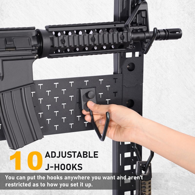 Adoreal Modularity Gun Wall Mount, Hold Up 120LBS Gun Rack