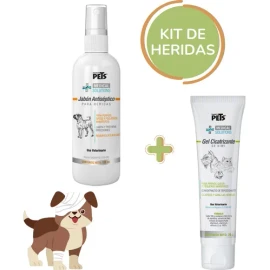 Kit Heridas Dog Y Cat Ms Jabon + Gel Cicatrizante Kiwi 70g