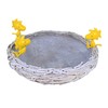 Roman 4-Piece 12-Inch Peanuts Woodstock’s Nest Bird Bath or Feeder
