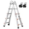 VEVOR 9.5 FT Telescoping Ladder - Compact & Portable Aluminum