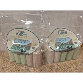Amish Country Soap 2-5 Packs.  10 Bars Of Soap
