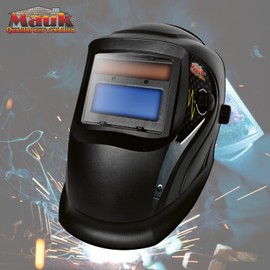 MAUK® Mas 110 Blackline Automatic Welding Helmet with Automatic Darkening