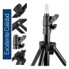 Bluelander Tripie Universal Camara Y Aro De Luz Extendible De