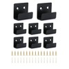 QWORK 8 Pieces U Angle Bracket Stainless Steel Heavy Duty