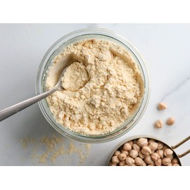 AnNafi® Besan Flour | Indian Chick Pea/Gram Flour | Natural Organic High Protein Vegan Gluten Free NON-GMO Kadalai Paruppu/Garbanzo Bean for Healthy Cooking| Indian Face pack |250 Grams/ 8.8 Ounce