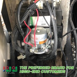 10L0L Golf Cart 36 Volt Continuous Duty Solenoid Relay with Resistor & Solenoid Diode for EZGO Electric Models,Upgrade Mount Bracket, Copper Coil, OEM # 27855G01, 11761G1, 27855G02,31680G1