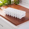 Sterilite 72408012, Stacking Ice Cube Tray, White - 1 Pack