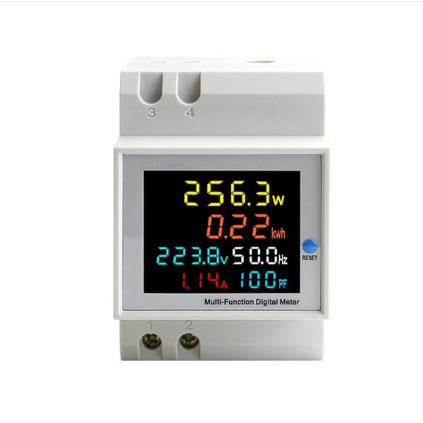 OrangeClub 6-in-1 Digital Electricity Meter, DIN Rail, Digital Electricity Meter,
