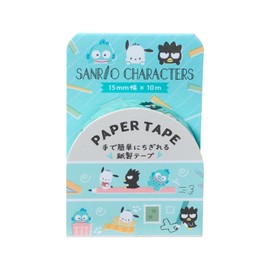Sanrio Characters Pochacco 340600 Bad Batsumaru Paper Tape, 0.6 inch (15 mm) Width x 32.8 ft (10 m)