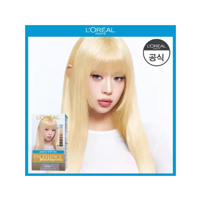 L'Oreal [로레알] 엑셀랑스 블리치 슈프림 셀프 탈색제 L'Oréal Excellance Bleach