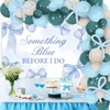 Something Blue Before I Do Bridal Shower Decorations Blue Bowknot