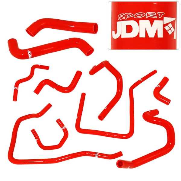 AJP Distributors Upgrade JDM High Temperature 3-Ply Nylon Silicone Radiator