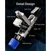VCELINK Conector RJ45 sin herramientas, chapado en oro, conector Cat