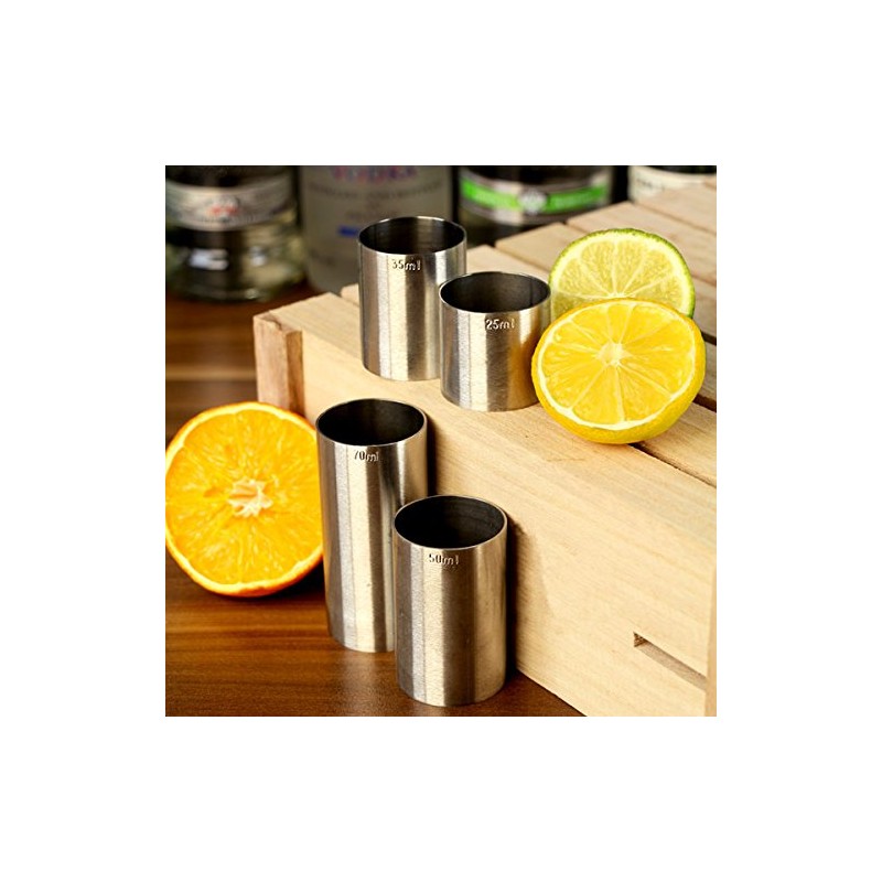 Bonzer Stainless Steel Thimble Measure CE 70ml | Professional Spirit