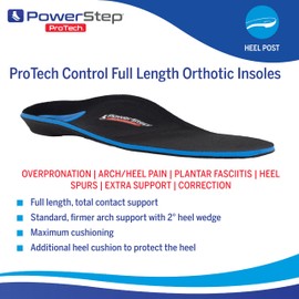 Powerstep Protech Control Pro Plantillas 6-6.5 Hombres / 8-8.5 Mujeres