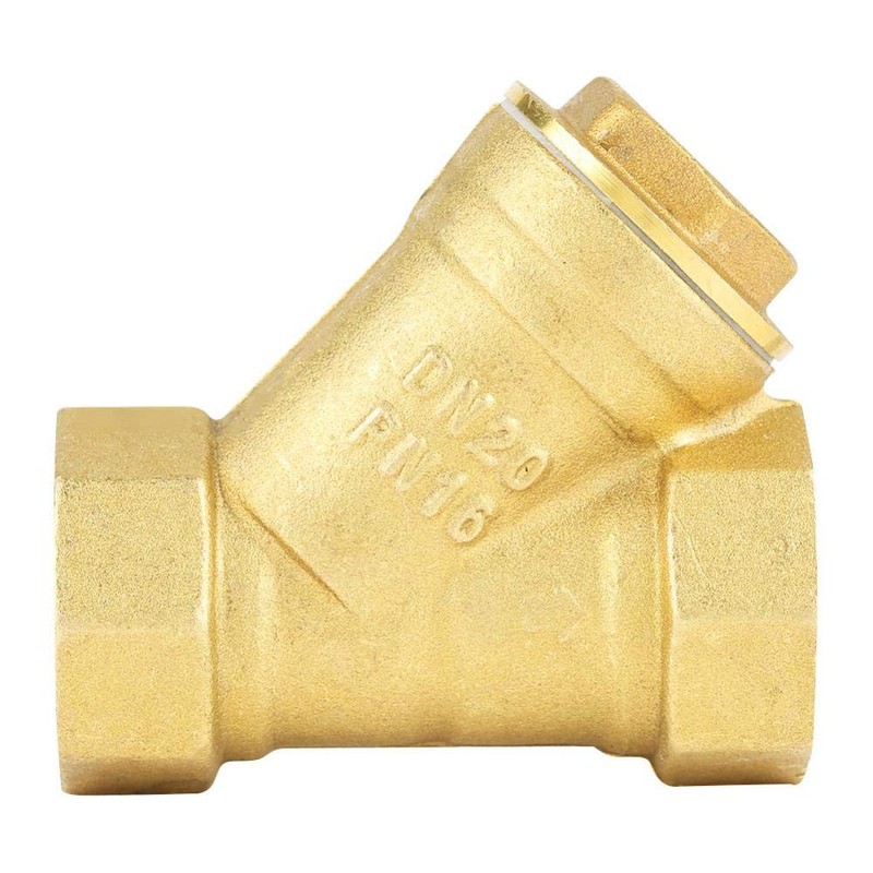Brass Strainer, 3/4" FPT Forged Brass Y-Strainer, Water Oil Gas