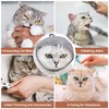 QivaZira 5 Pcs Cat Muzzle for Grooming with Anti Scratch
