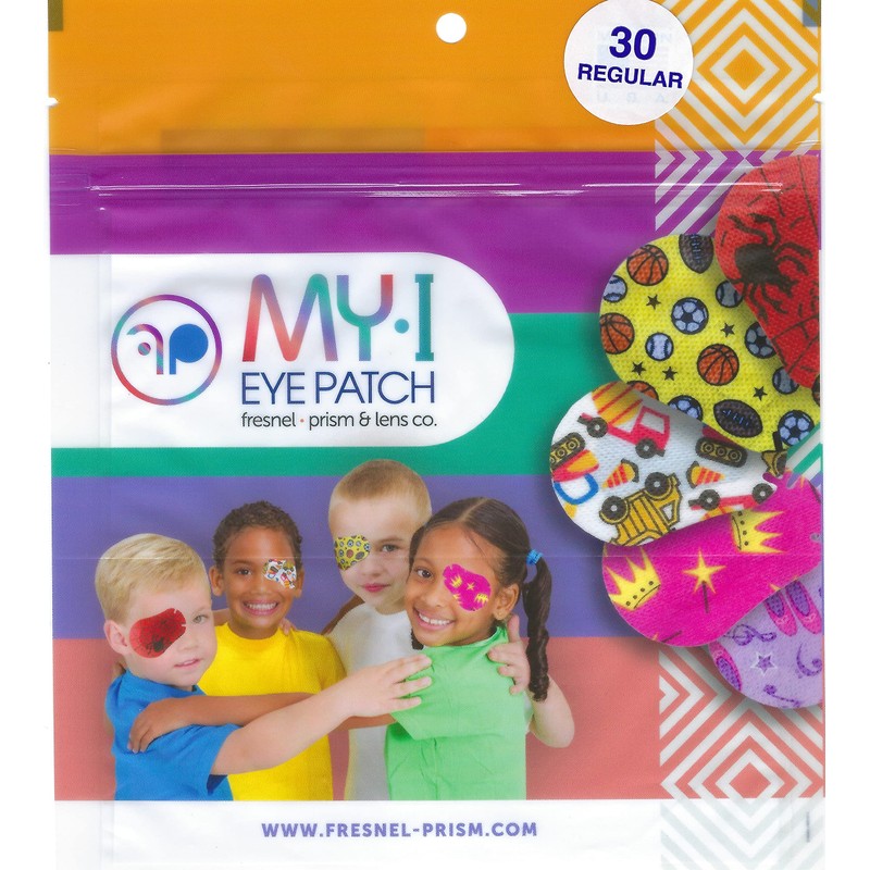 MYI Eye Patches, Regular Size, 30 Count (Pandas-Penguins-Turtle)
