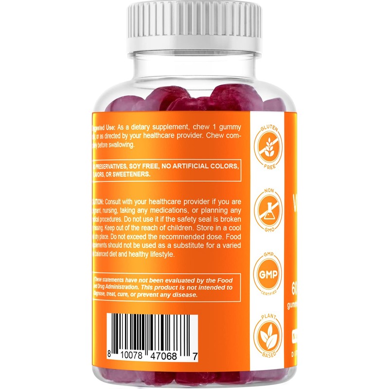 2 Pack Vitamatic Vitamin D3 Gummies - 5000 IU Per