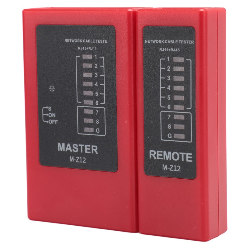Network Cable Tester with LED Display for RJ45 RJ11 RJ12