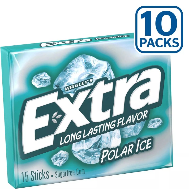 Extra Polar Ice Sugar Free Chewing Gum Bulk Pack 15