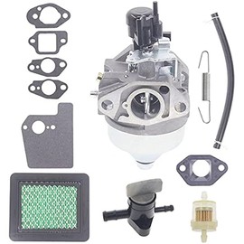 16100-Z0Y-M42 Carburetor for Honda GCV190LA HRX2172VKA HRX217K1 K2 K3 K4 Auto Choke Engines with 16950-Z0Y-003 Petcock 16561-ZM0-000 Spring Kit