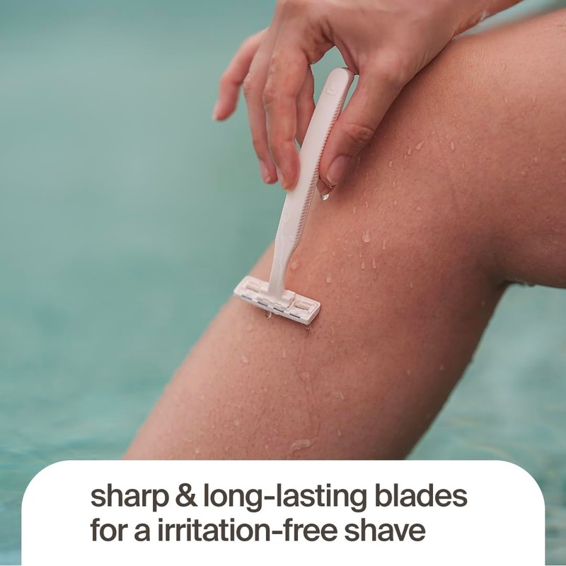 Razeco Plastic-Free Disposable Razors – 5 pieces, 3 blades –