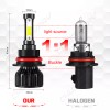 CHUSYYRAY 2x 9007 HB5 LED Headlight Bulbs Kit 6500K White