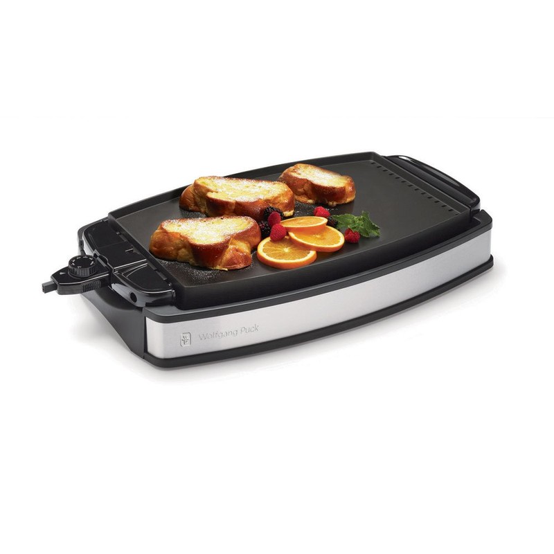 Wolfgang Puck XL Reversible Grill Griddle, Oversized Removable Cooking Plate,