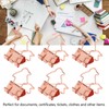 100Pcs Binder Clips Hollow Penguin Shape Sturdy Metal Small Binder