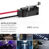 DIYhz Hinge Roller Lever Waterproof Momentary Push Button Micro Limit