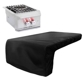 Burner Cover for 15 inch Blaze Power Burner Built-in Natural Gas Griddle,Heavy Duty 600D Waterproof Burner Cover with Plush Lining,Suitable 27''L x 15''W x 13''H,Black
